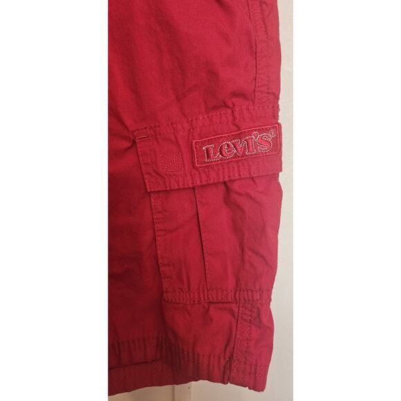Levis boys swim shorts sz. small red - Picture 2 of 3